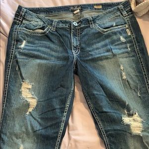 Silver brand boot cut jeans plus size